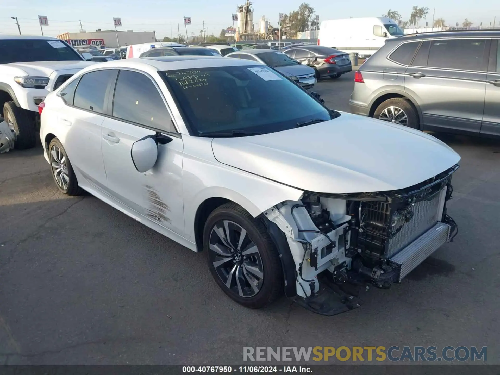 1 fotografías del automóvil dañado 2HGFE1F75RH330779 HONDA CIVIC 2024