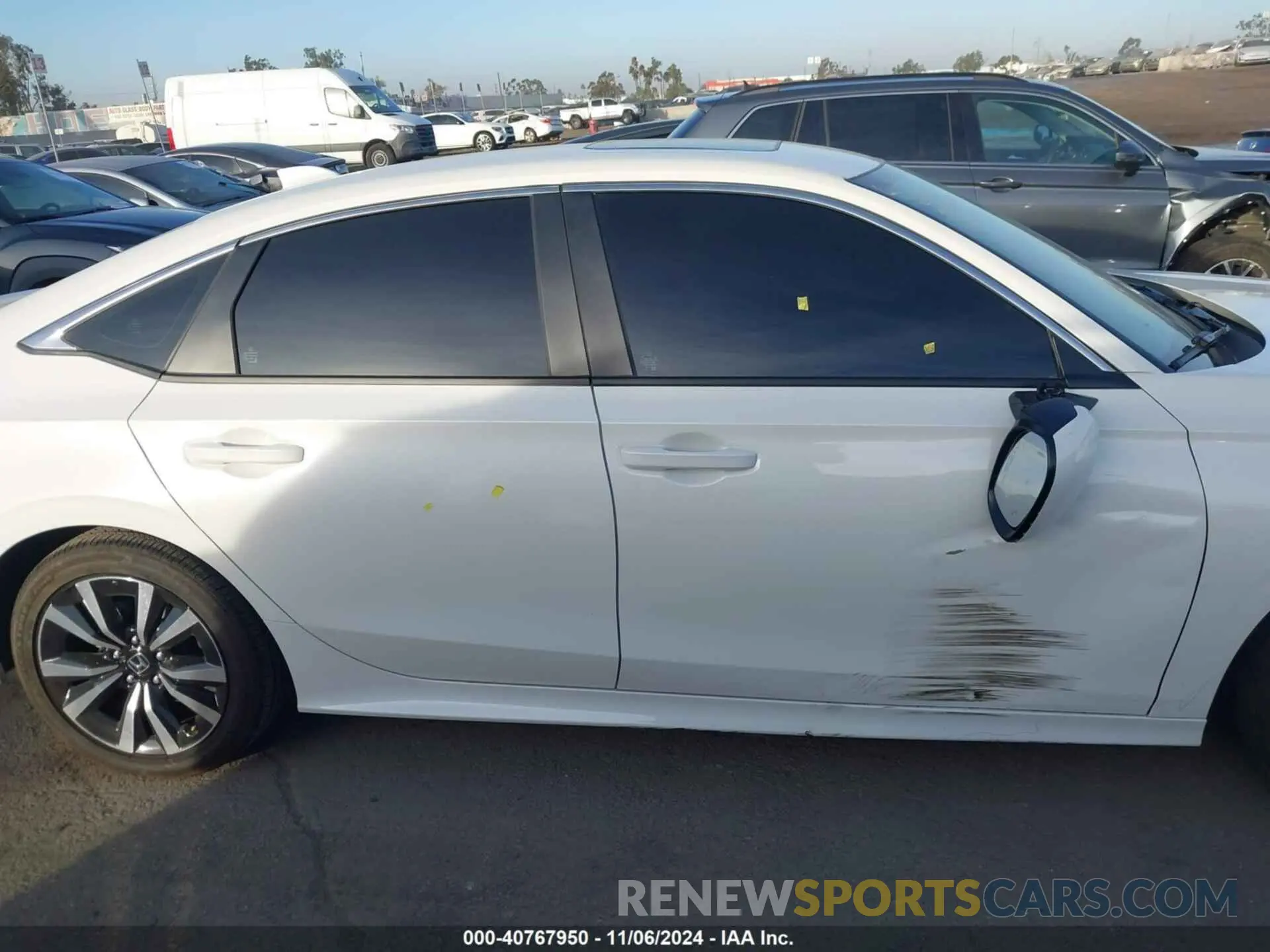 14 fotografías del automóvil dañado 2HGFE1F75RH330779 HONDA CIVIC 2024