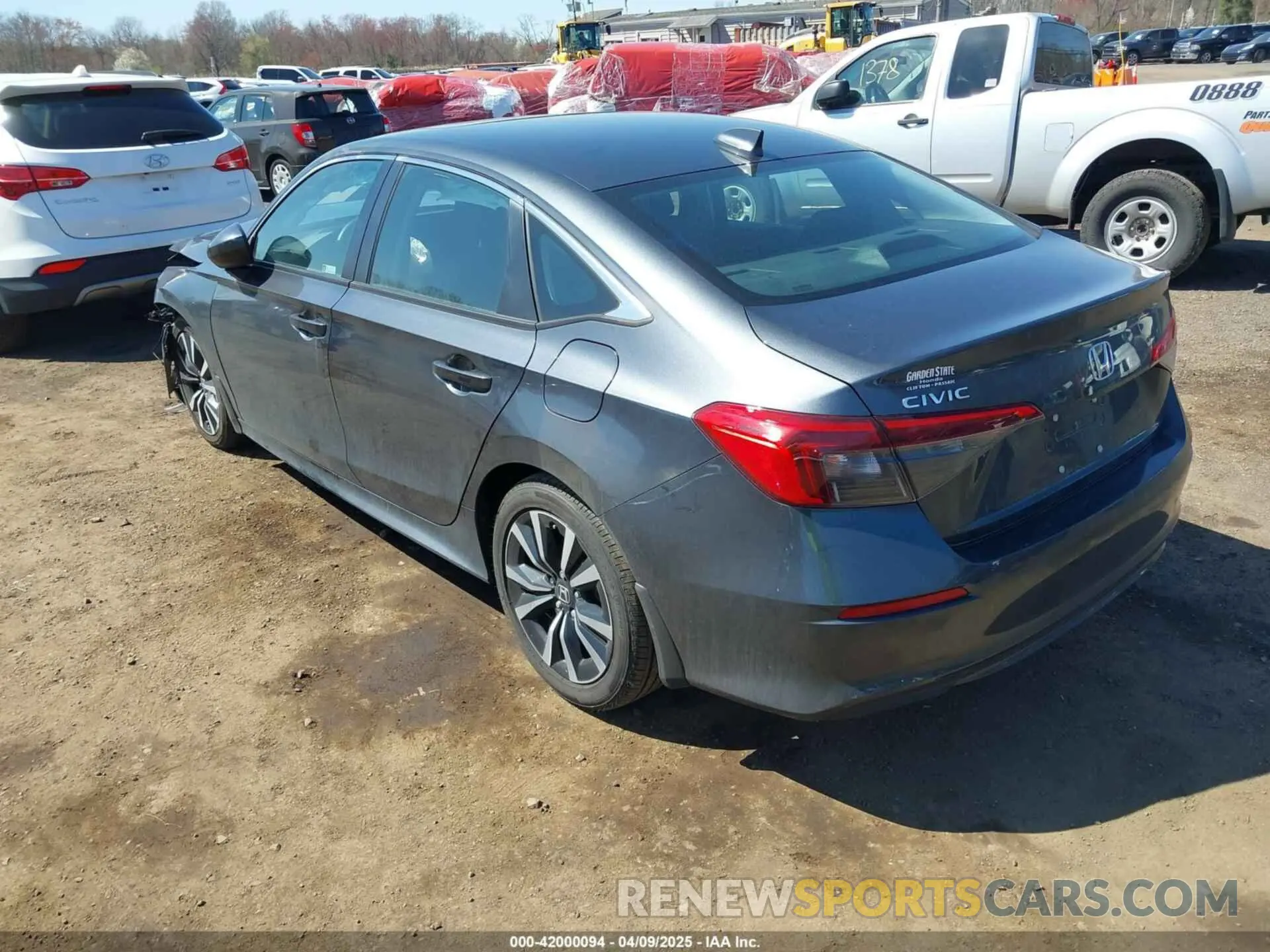 3 fotografías del automóvil dañado 2HGFE1F76RH314980 HONDA CIVIC 2024