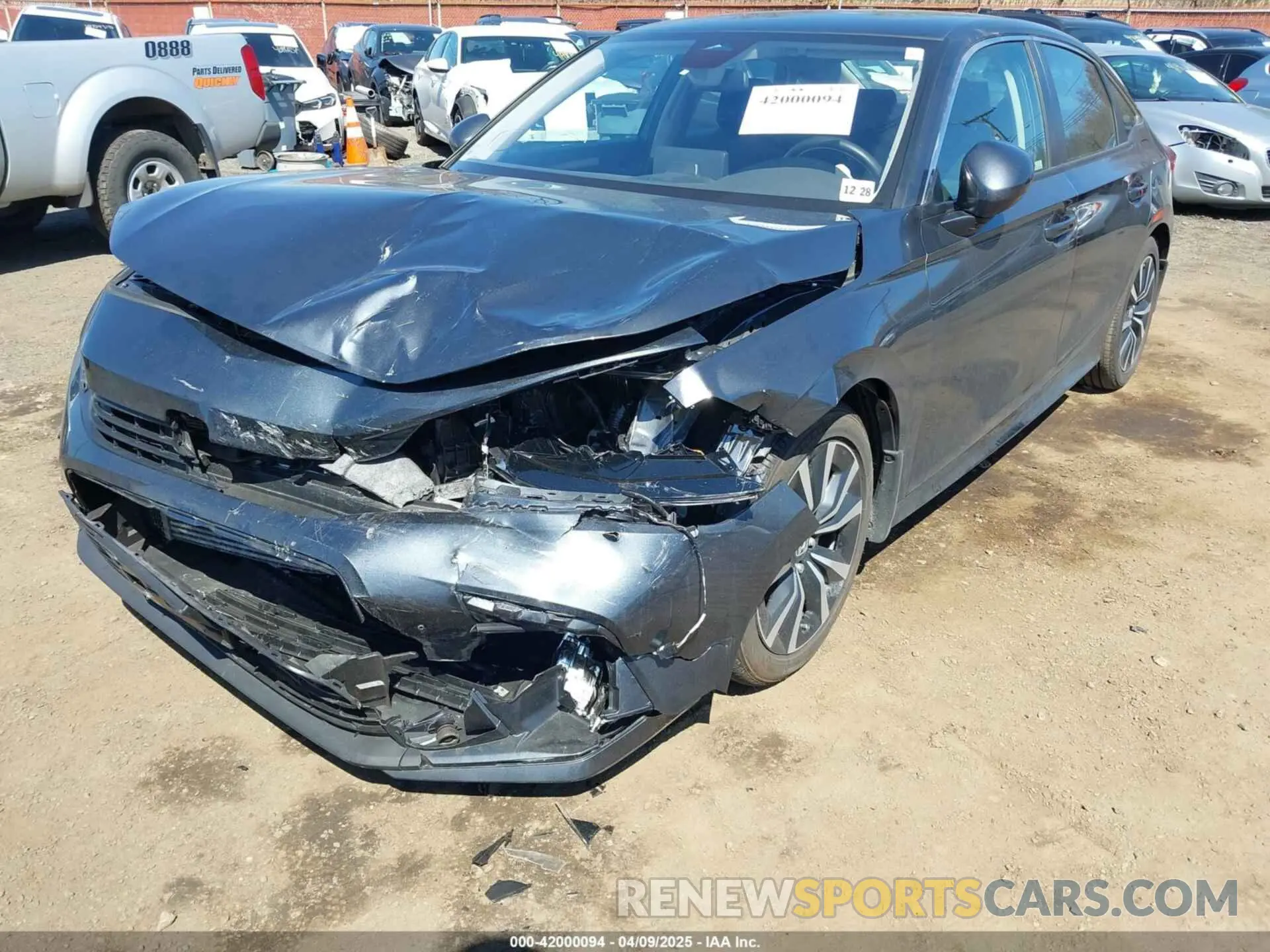 6 fotografías del automóvil dañado 2HGFE1F76RH314980 HONDA CIVIC 2024