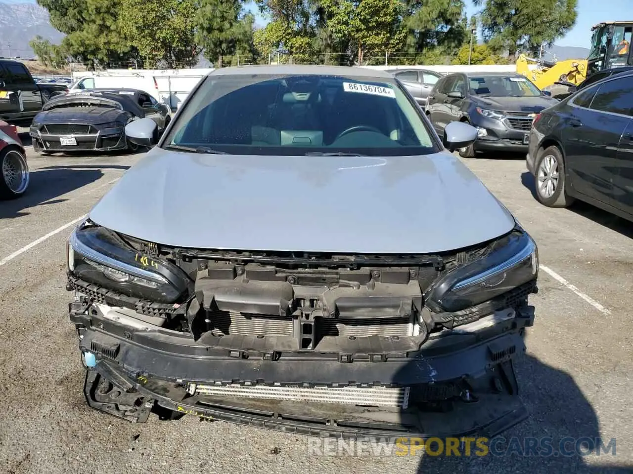 5 fotografías del automóvil dañado 2HGFE1F77RH308797 HONDA CIVIC 2024