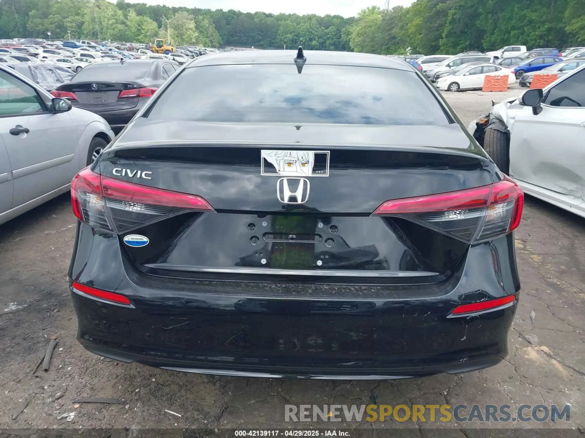 15 fotografías del automóvil dañado 2HGFE1F77RH338897 HONDA CIVIC 2024
