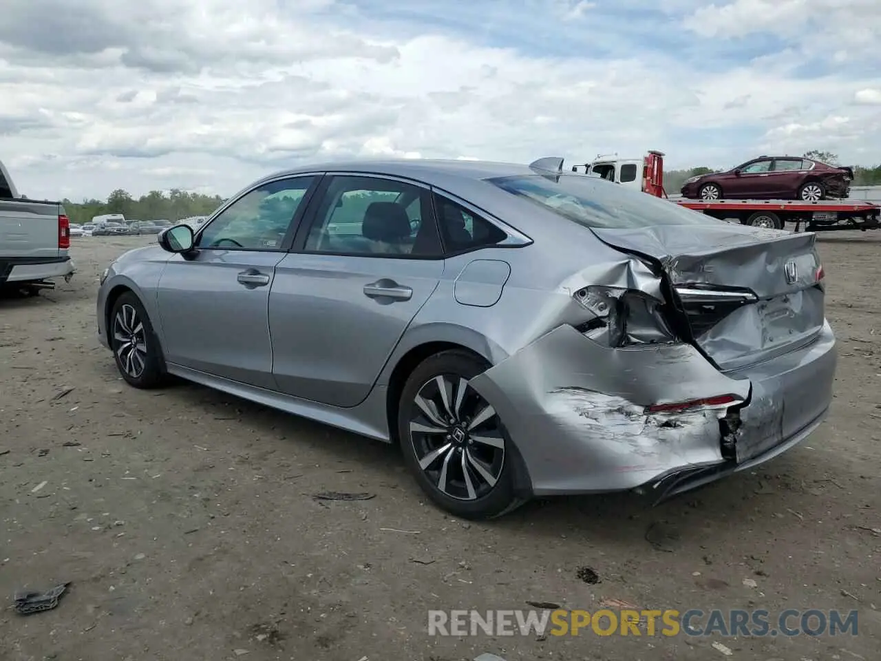 2 fotografías del automóvil dañado 2HGFE1F78RH302880 HONDA CIVIC 2024
