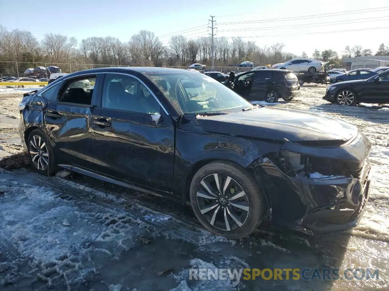 4 fotografías del automóvil dañado 2HGFE1F78RH310638 HONDA CIVIC 2024