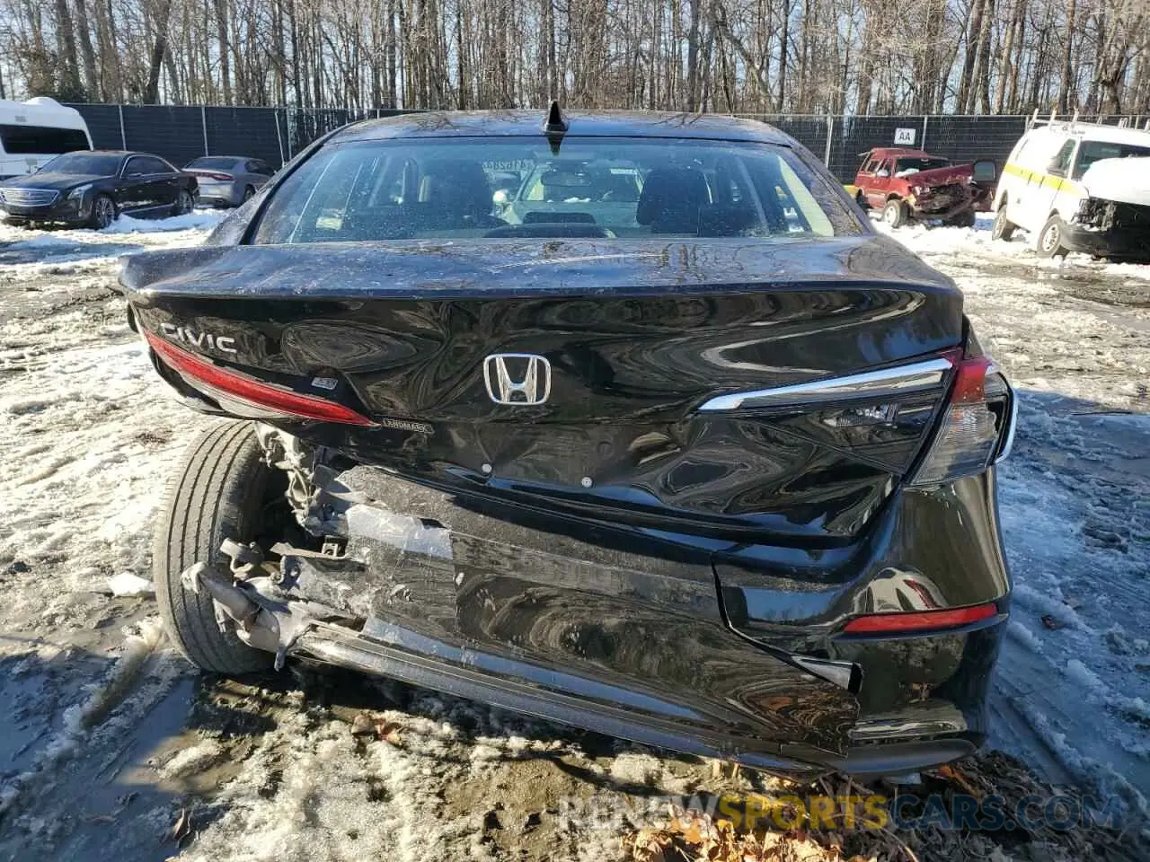 6 fotografías del automóvil dañado 2HGFE1F78RH310638 HONDA CIVIC 2024
