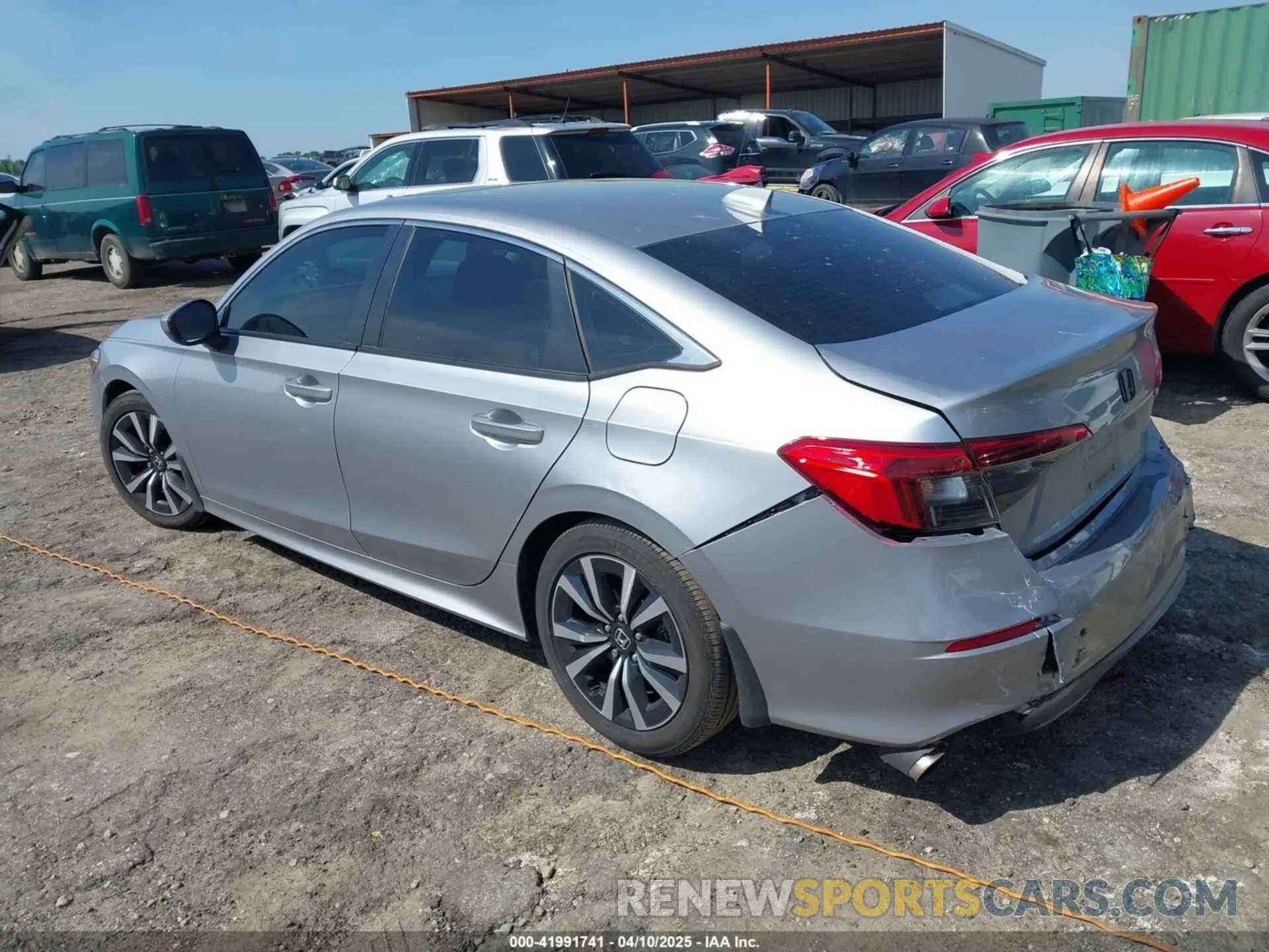3 fotografías del automóvil dañado 2HGFE1F78RH325172 HONDA CIVIC 2024
