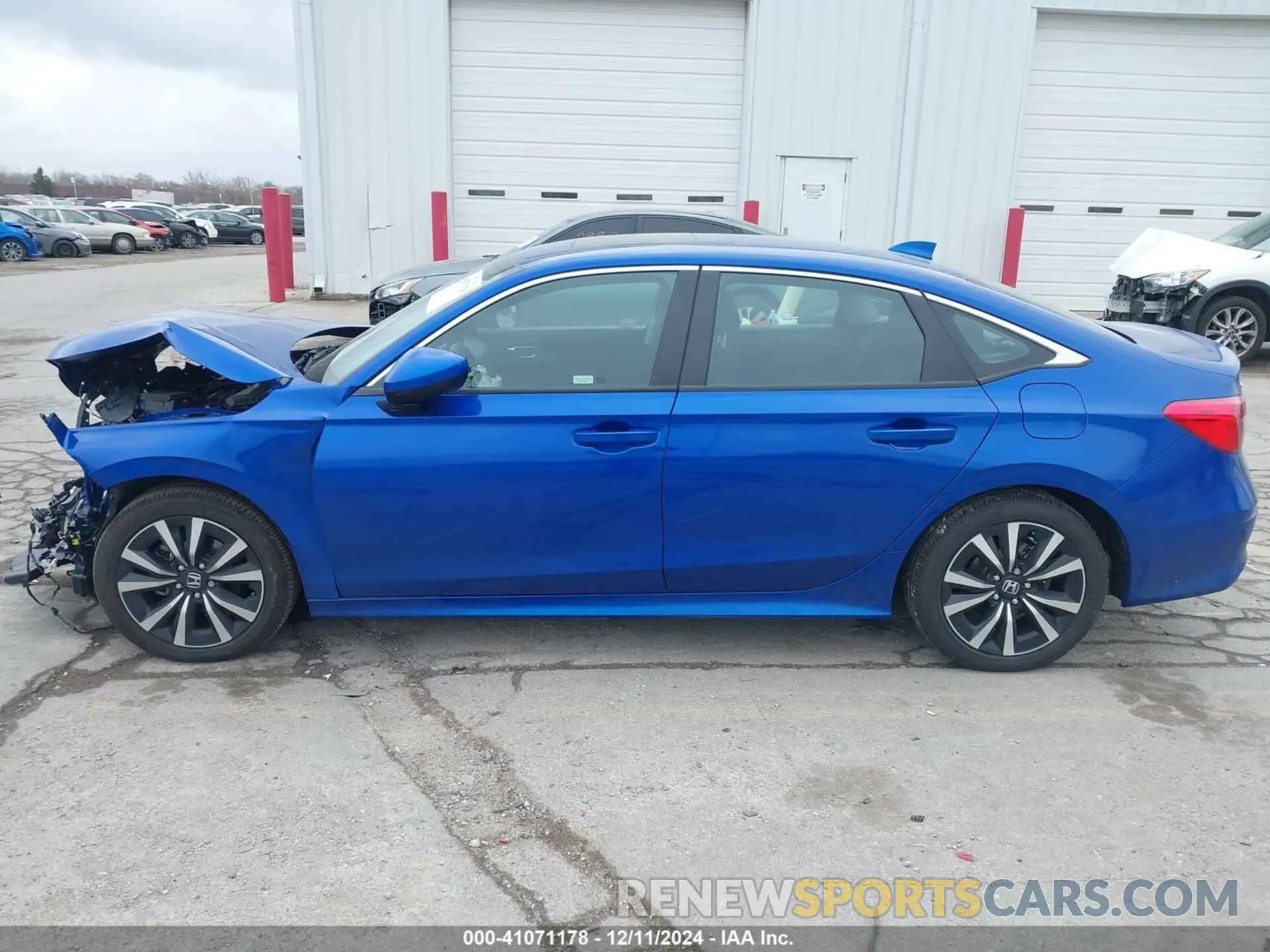 14 fotografías del automóvil dañado 2HGFE1F78RH338584 HONDA CIVIC 2024