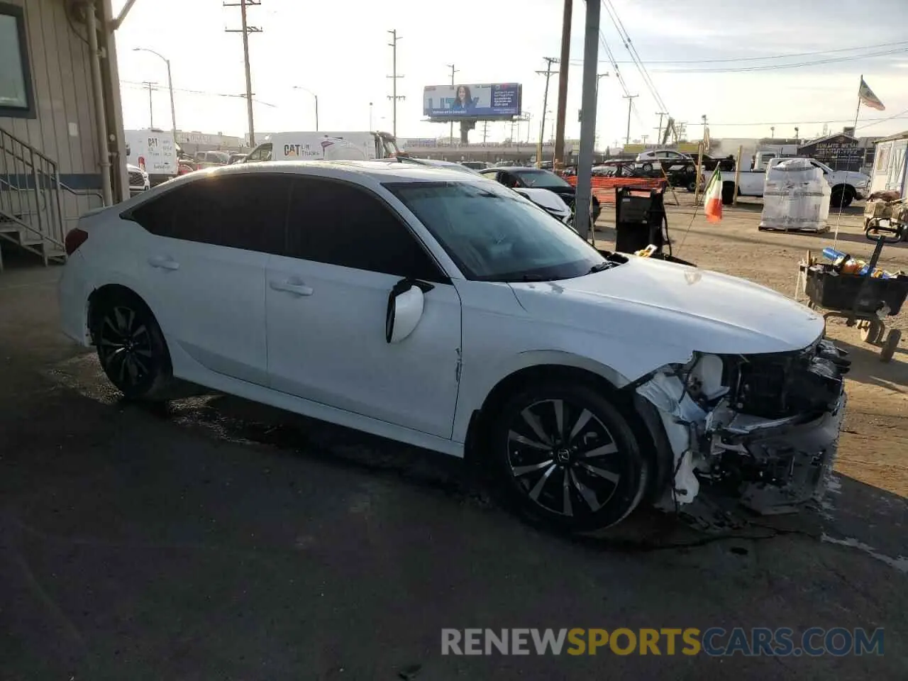 4 fotografías del automóvil dañado 2HGFE1F79RH321132 HONDA CIVIC 2024