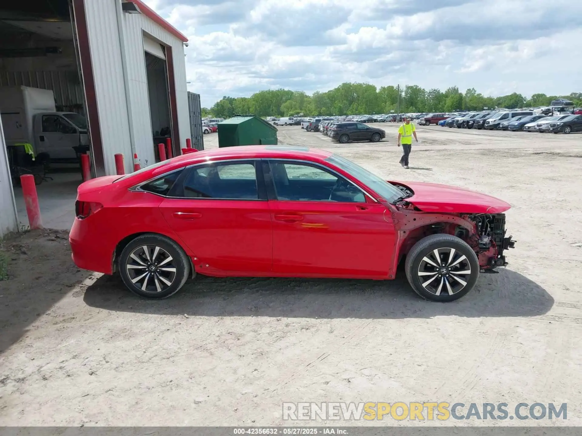 13 fotografías del automóvil dañado 2HGFE1F7XRH314027 HONDA CIVIC 2024