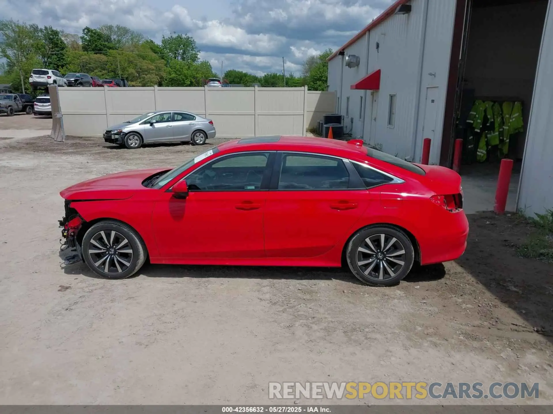 14 fotografías del automóvil dañado 2HGFE1F7XRH314027 HONDA CIVIC 2024