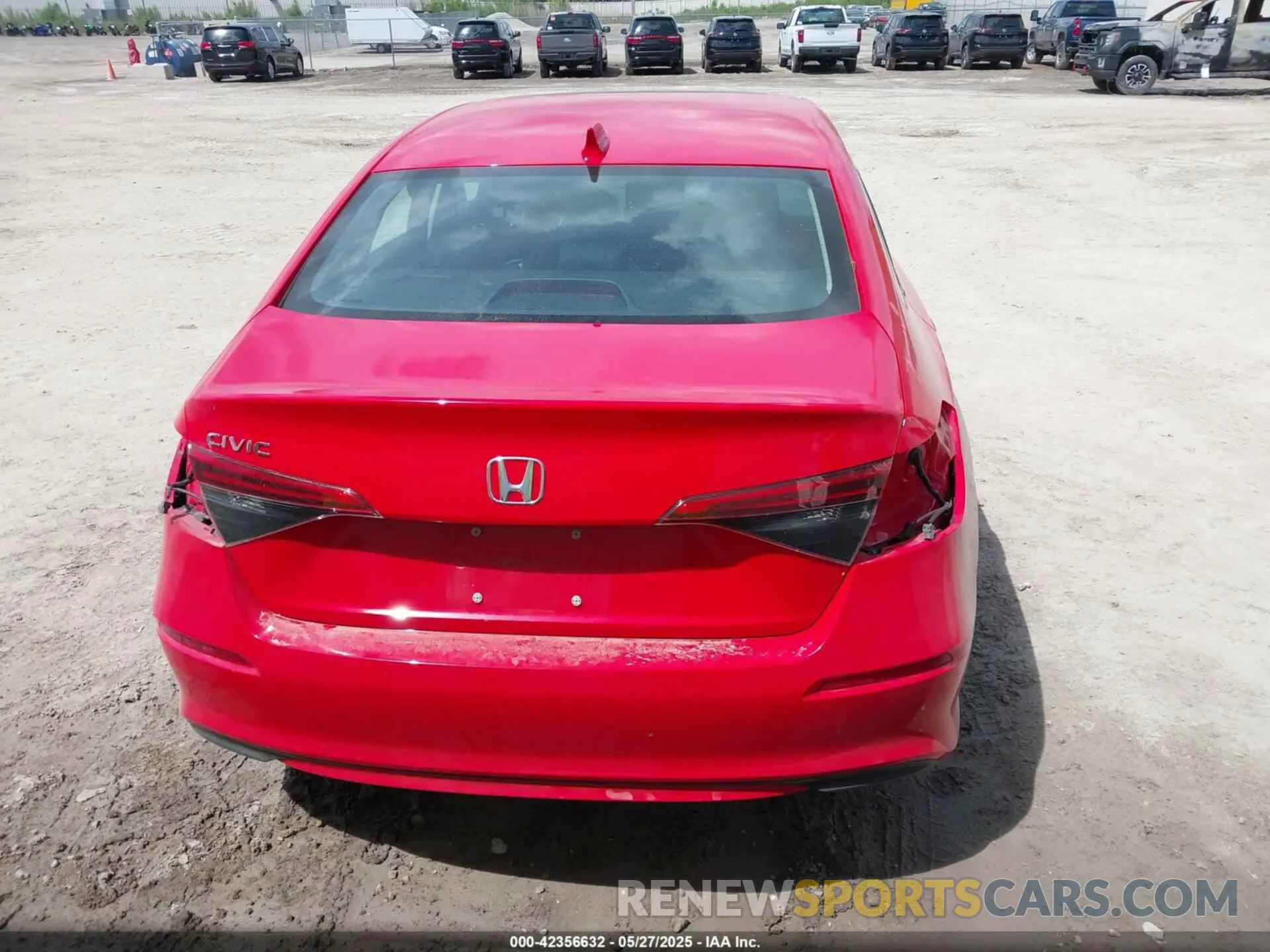16 fotografías del automóvil dañado 2HGFE1F7XRH314027 HONDA CIVIC 2024
