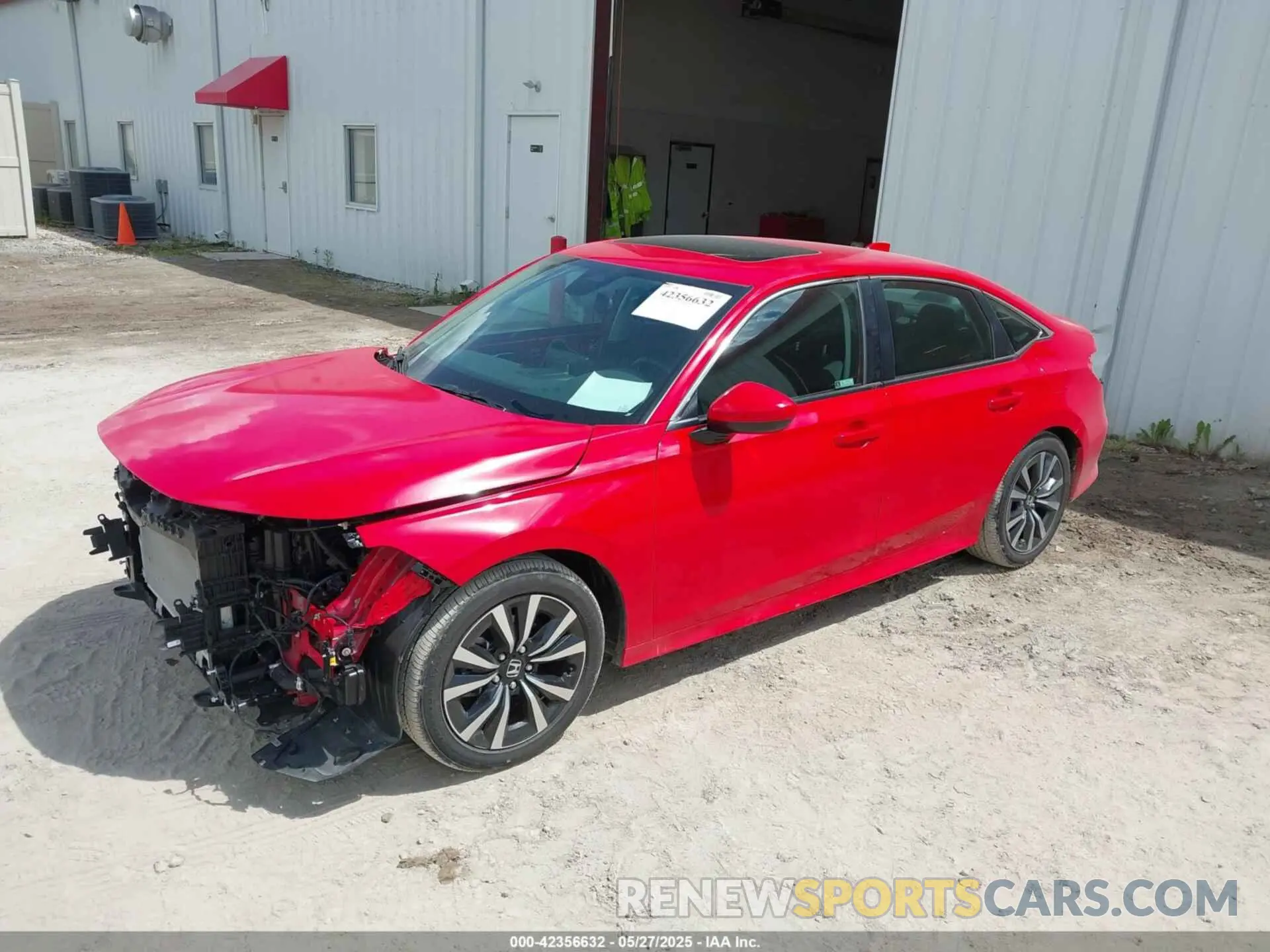 2 fotografías del automóvil dañado 2HGFE1F7XRH314027 HONDA CIVIC 2024