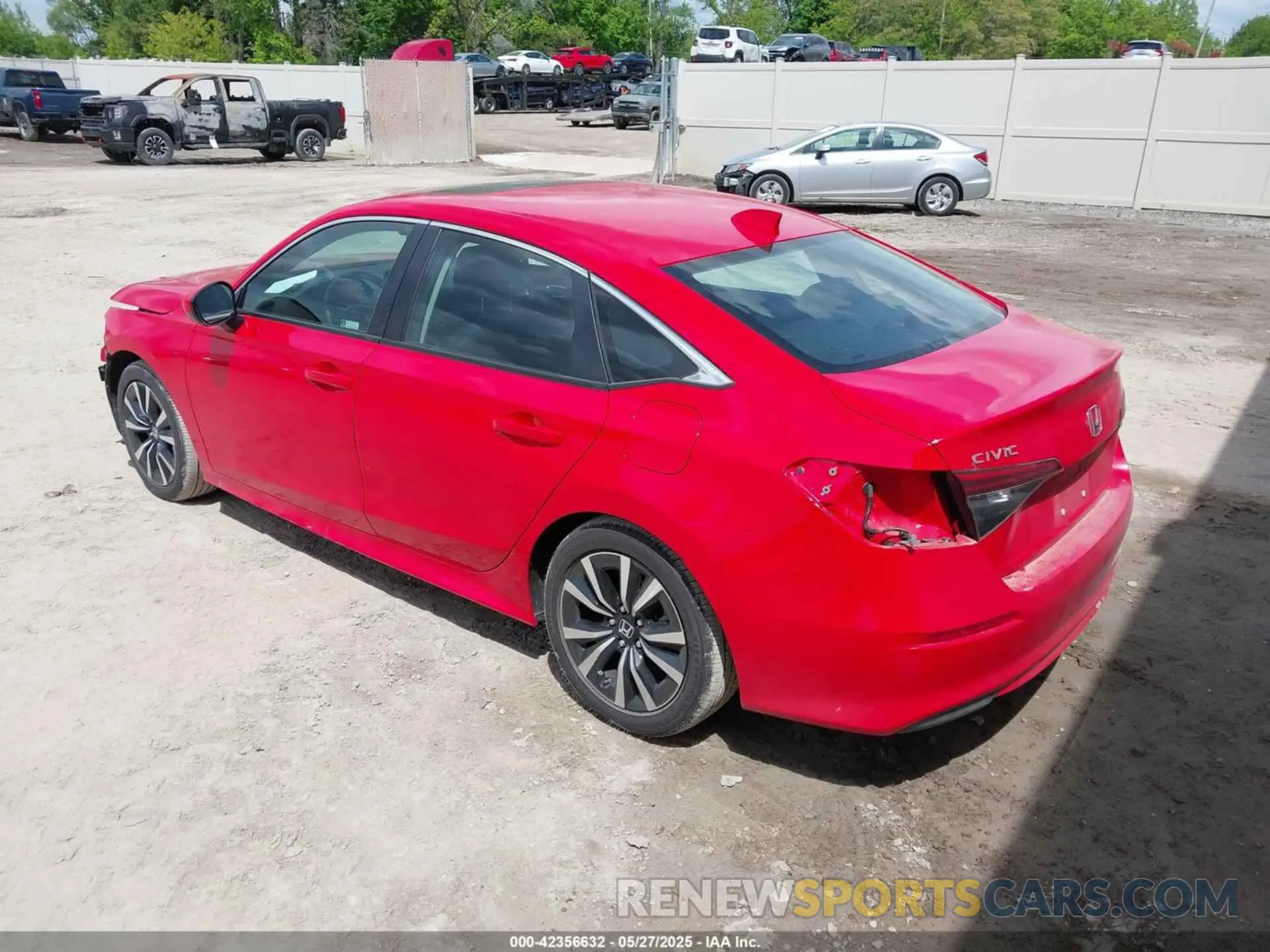 3 fotografías del automóvil dañado 2HGFE1F7XRH314027 HONDA CIVIC 2024