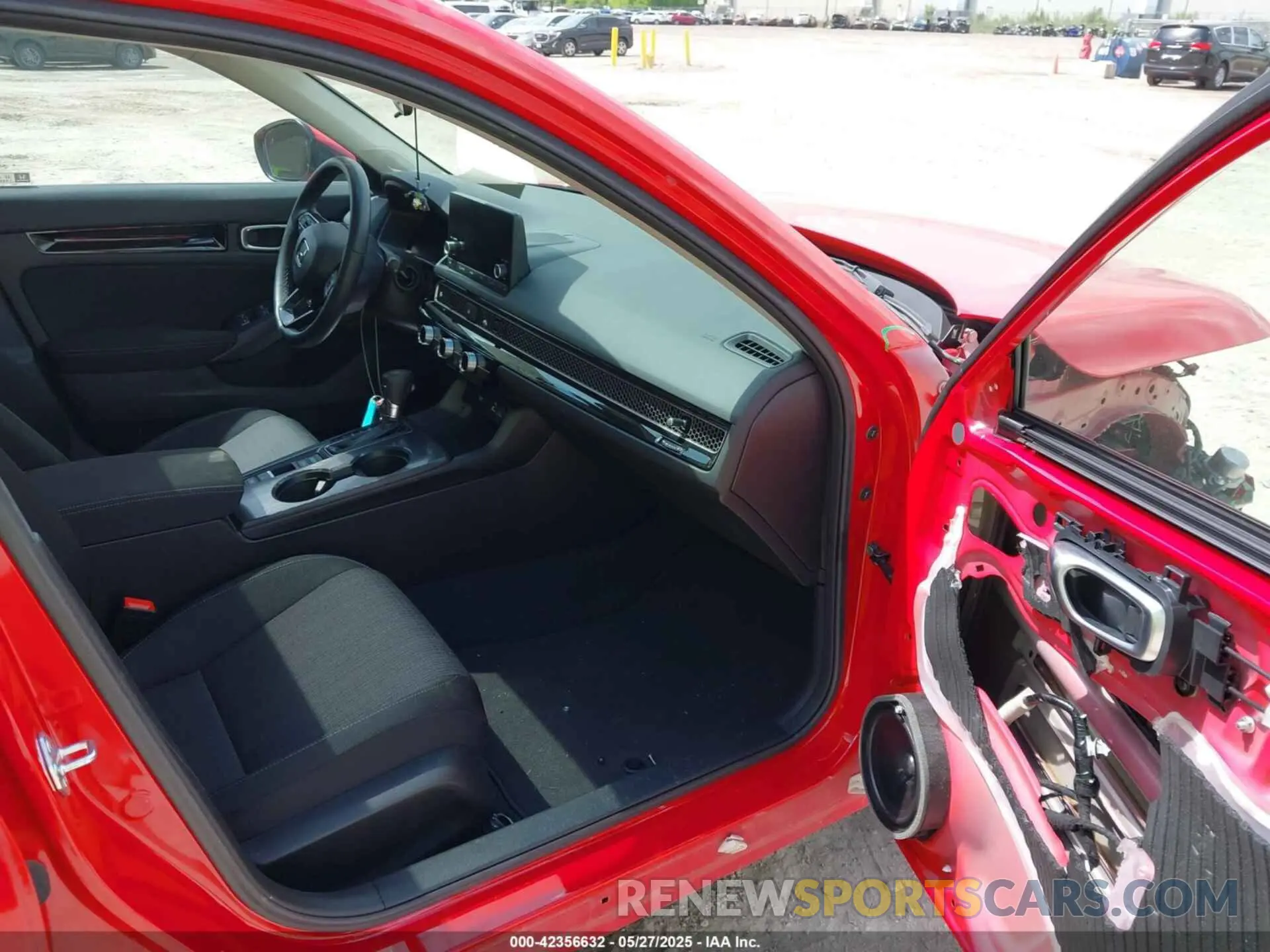 5 fotografías del automóvil dañado 2HGFE1F7XRH314027 HONDA CIVIC 2024