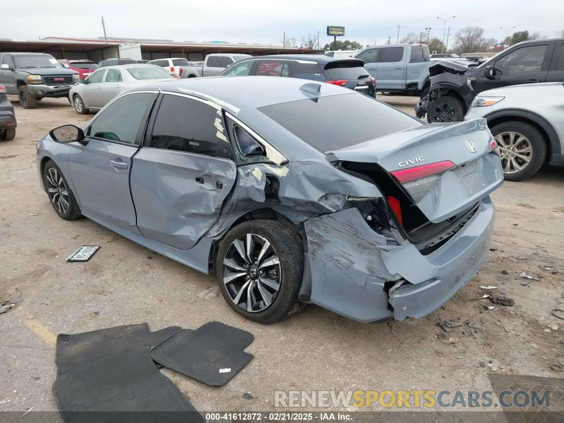 3 fotografías del automóvil dañado 2HGFE1F7XRH319650 HONDA CIVIC 2024