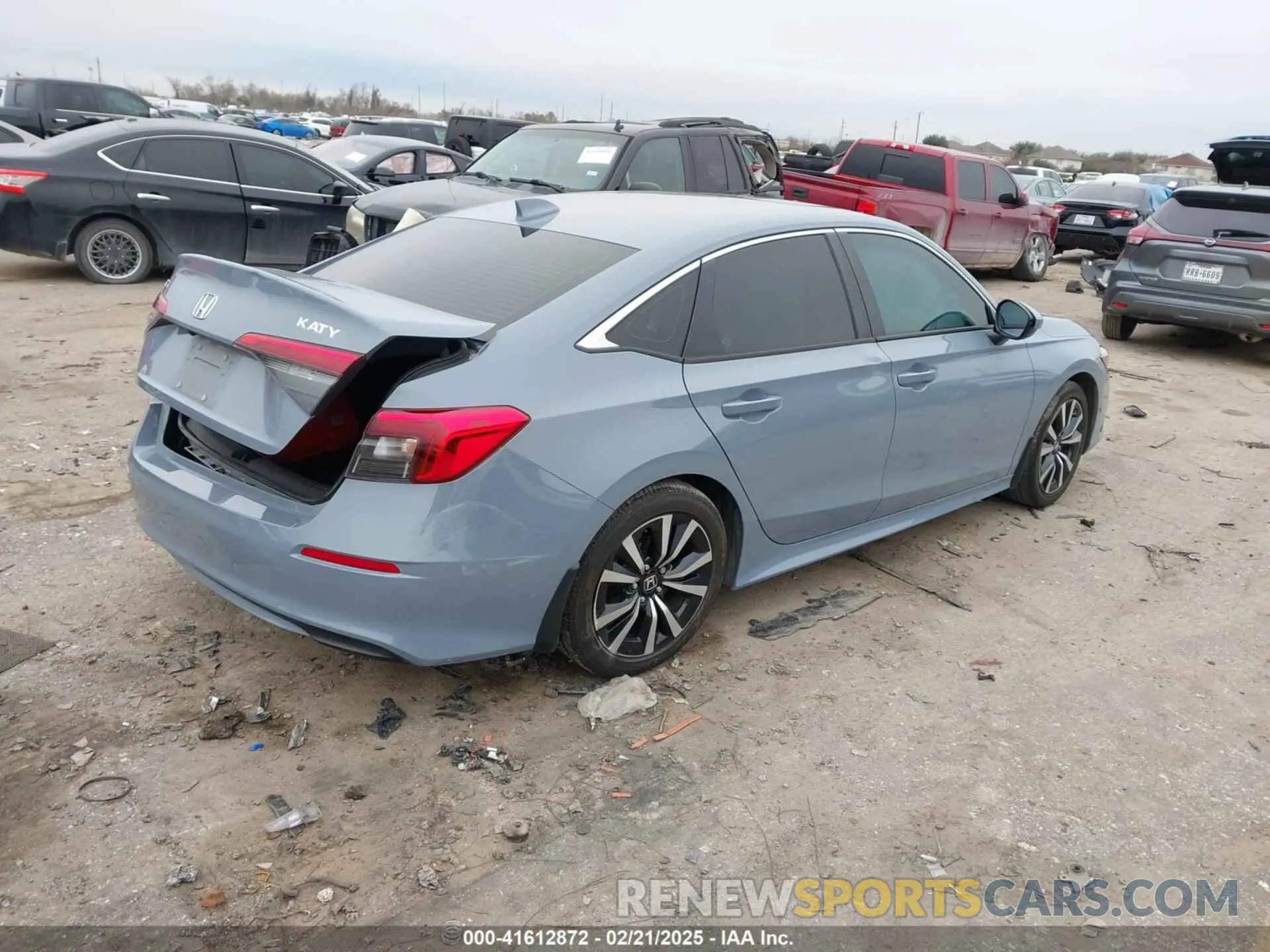 4 fotografías del automóvil dañado 2HGFE1F7XRH319650 HONDA CIVIC 2024