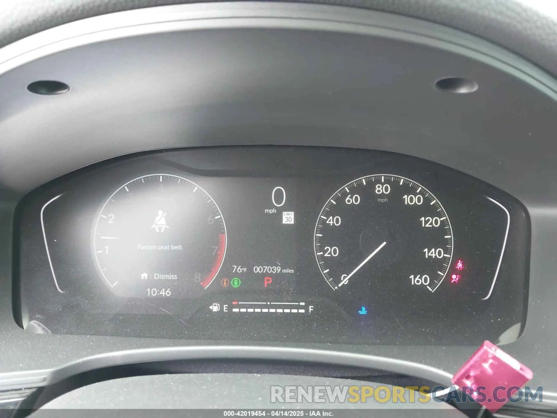 7 fotografías del automóvil dañado 2HGFE1F7XRH323682 HONDA CIVIC 2024