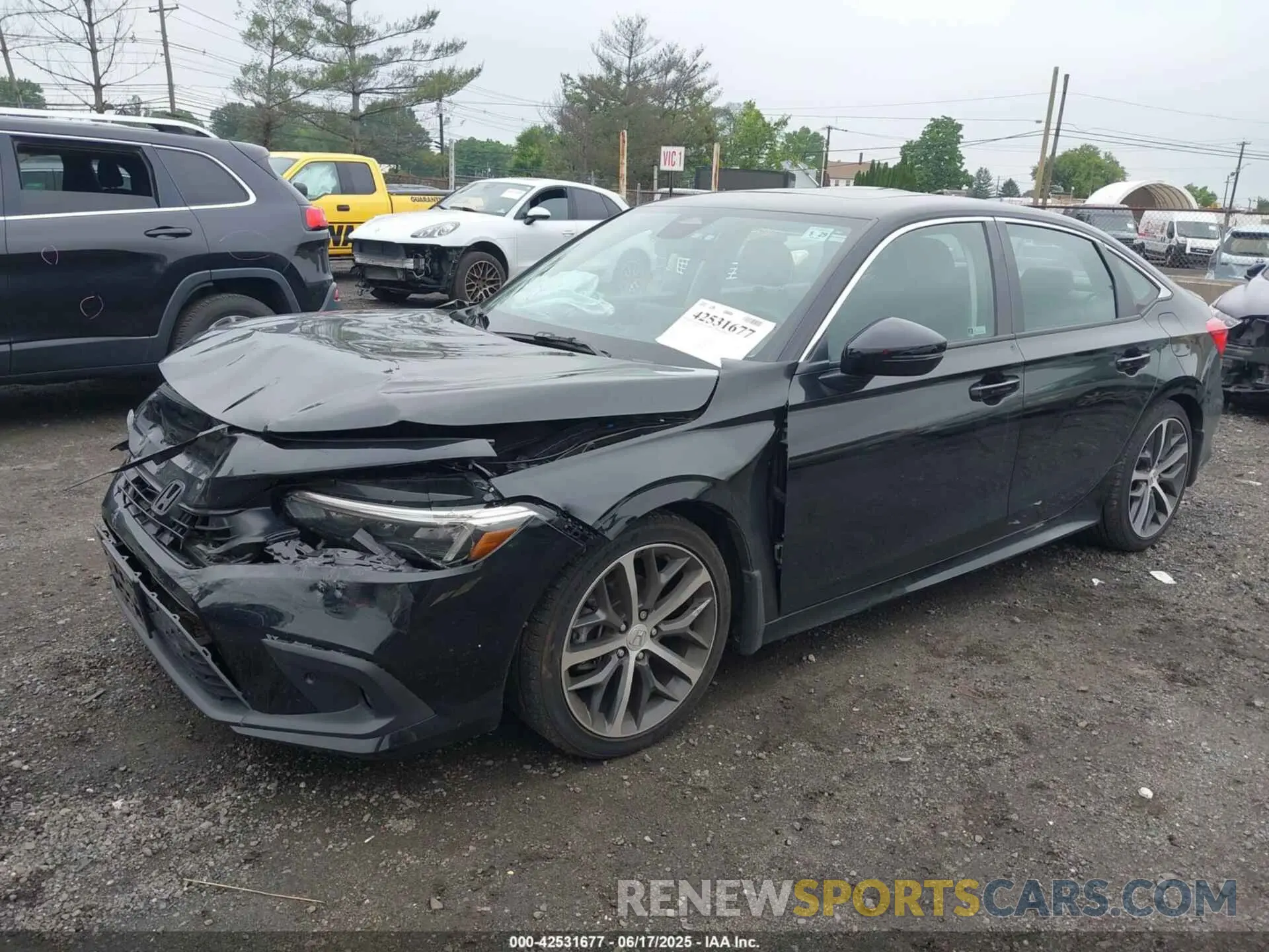 2 fotografías del automóvil dañado 2HGFE1F90RH333297 HONDA CIVIC 2024