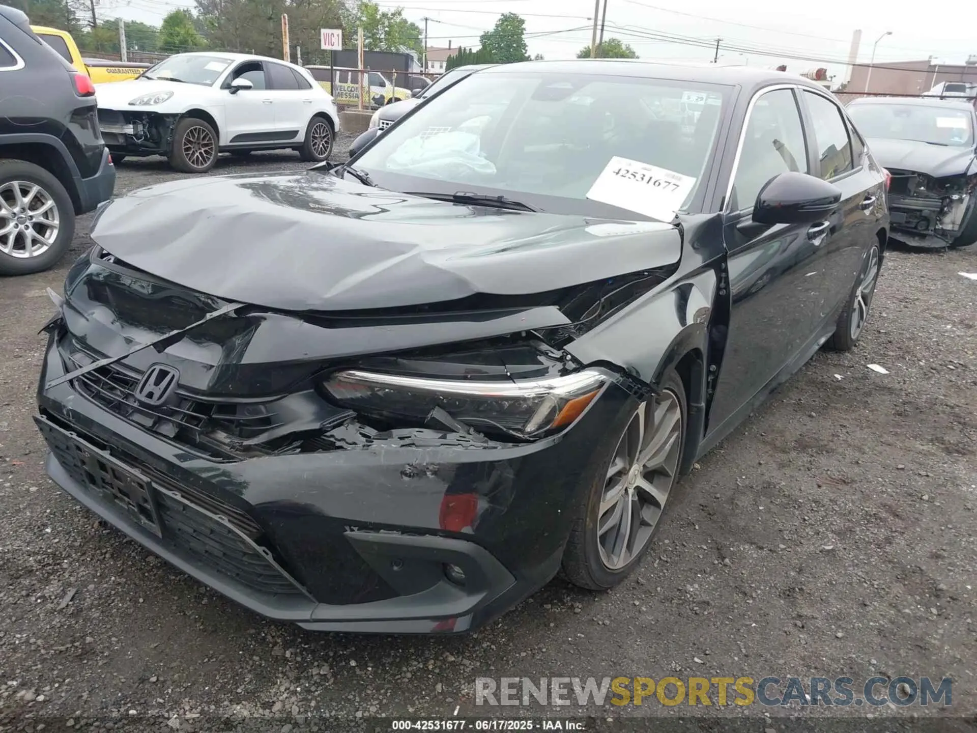 6 fotografías del automóvil dañado 2HGFE1F90RH333297 HONDA CIVIC 2024
