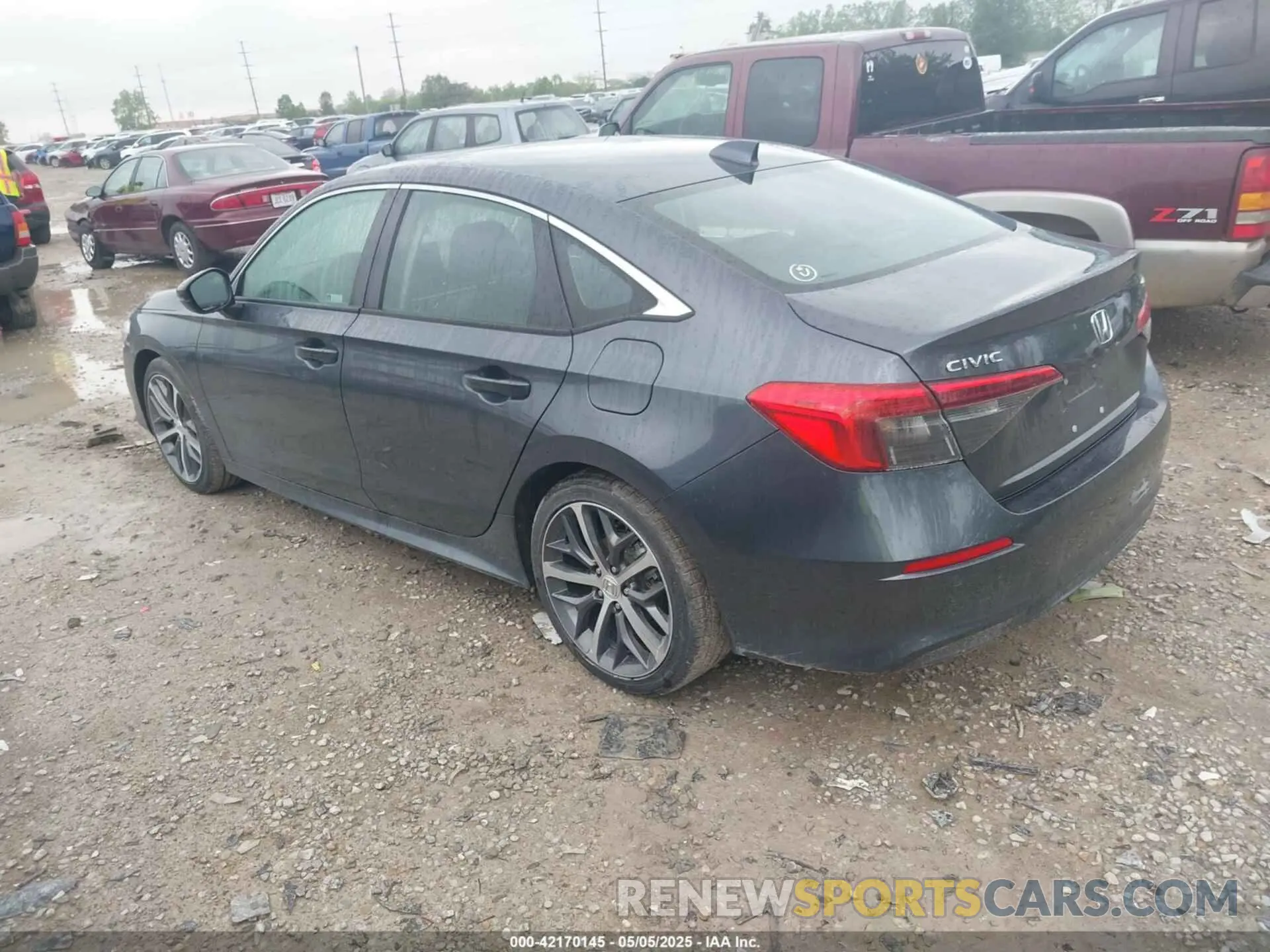 3 fotografías del automóvil dañado 2HGFE1F92RH300270 HONDA CIVIC 2024