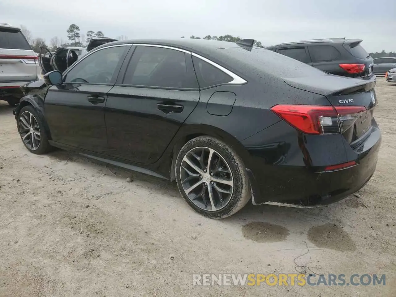 2 fotografías del automóvil dañado 2HGFE1F93RH307857 HONDA CIVIC 2024
