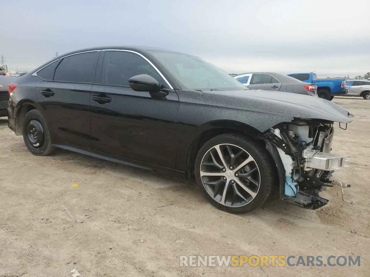 4 fotografías del automóvil dañado 2HGFE1F93RH307857 HONDA CIVIC 2024
