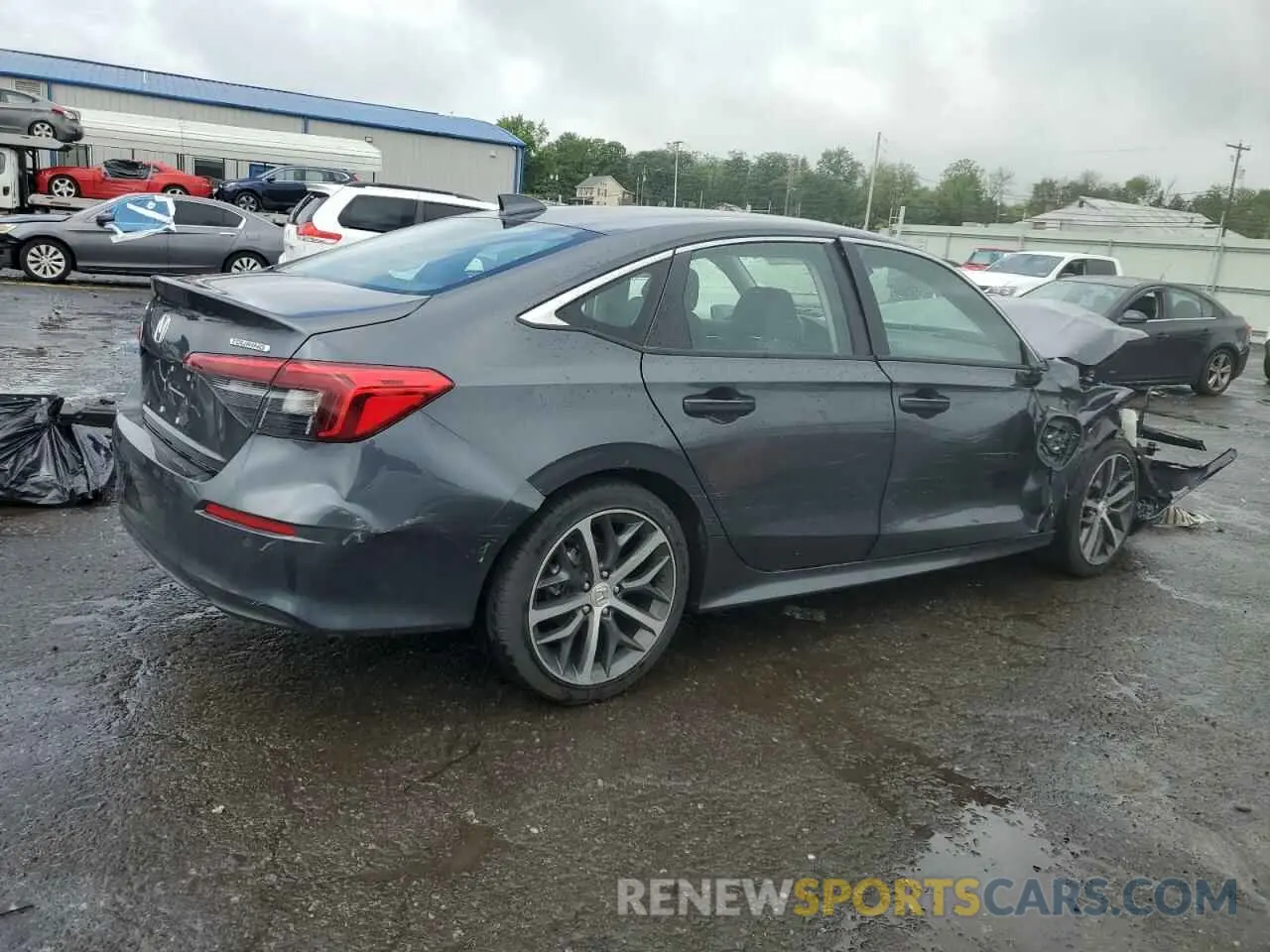 3 fotografías del automóvil dañado 2HGFE1F93RH324321 HONDA CIVIC 2024