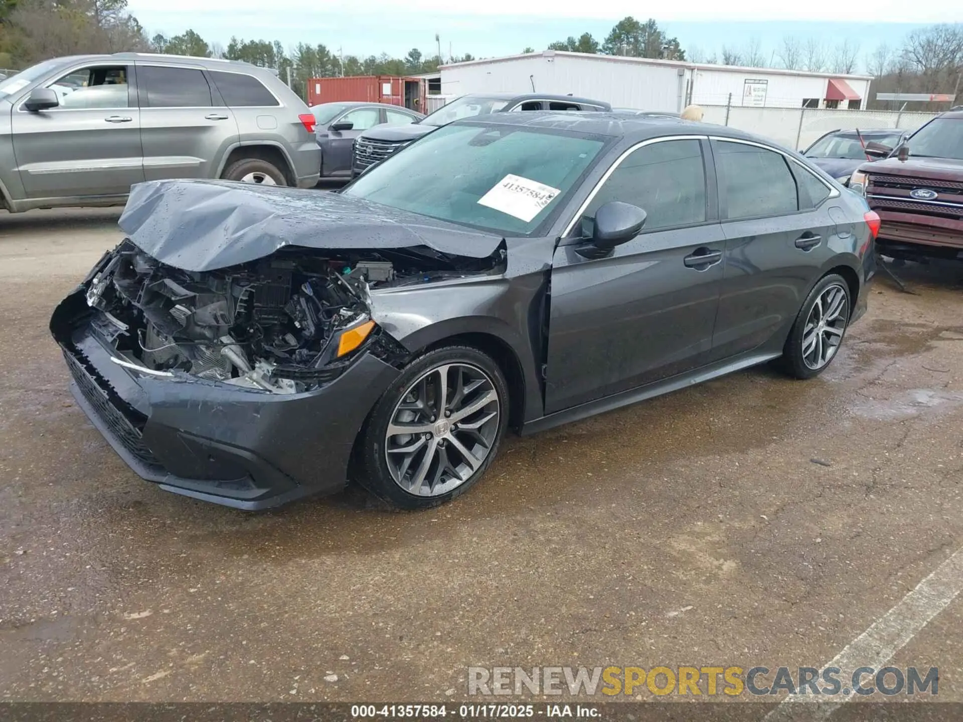 2 fotografías del automóvil dañado 2HGFE1F93RH333844 HONDA CIVIC 2024