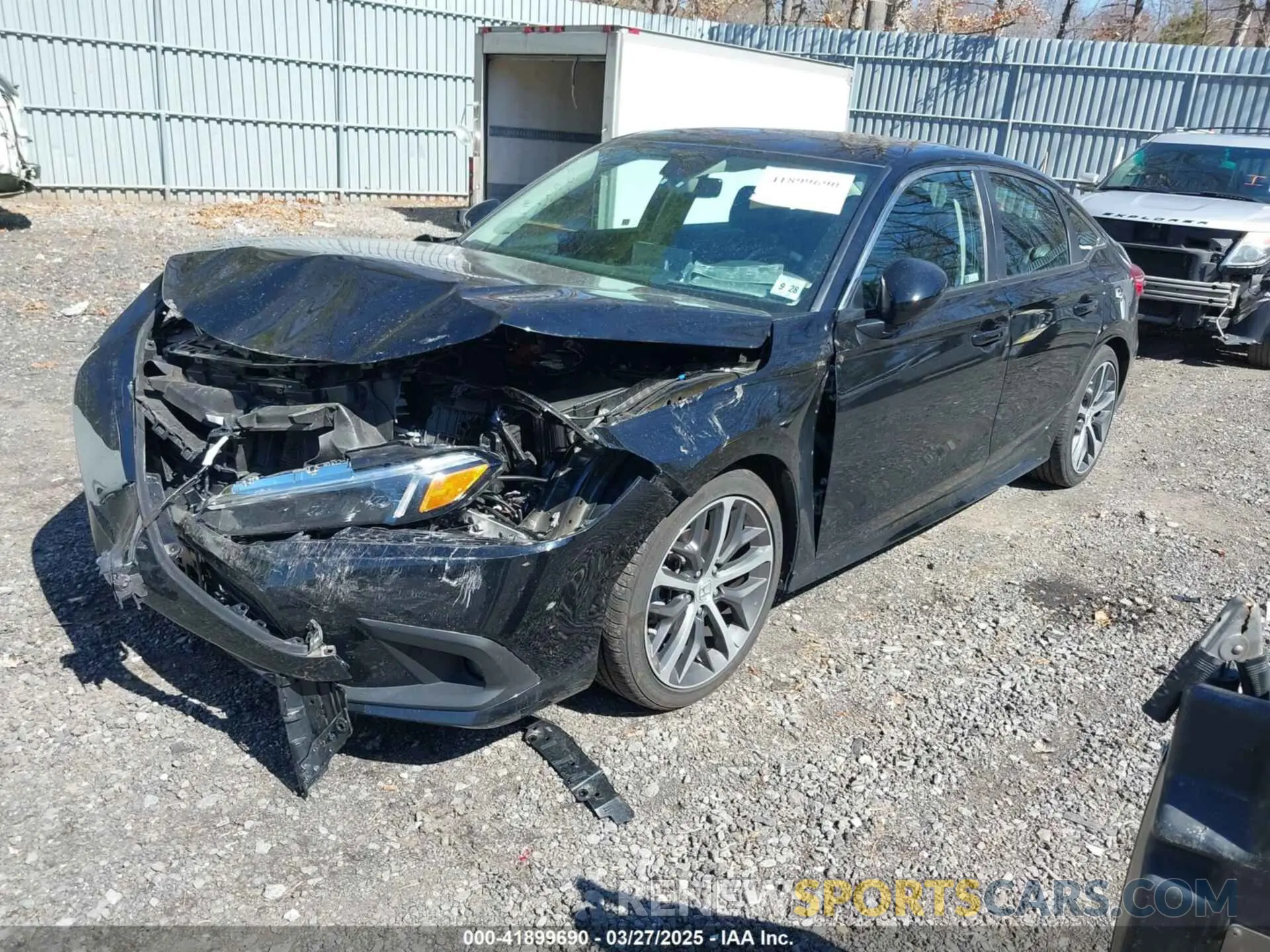 2 fotografías del automóvil dañado 2HGFE1F94RH301789 HONDA CIVIC 2024