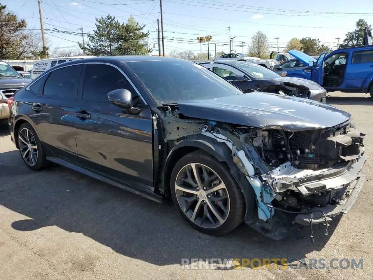 4 fotografías del automóvil dañado 2HGFE1F96RH316293 HONDA CIVIC 2024