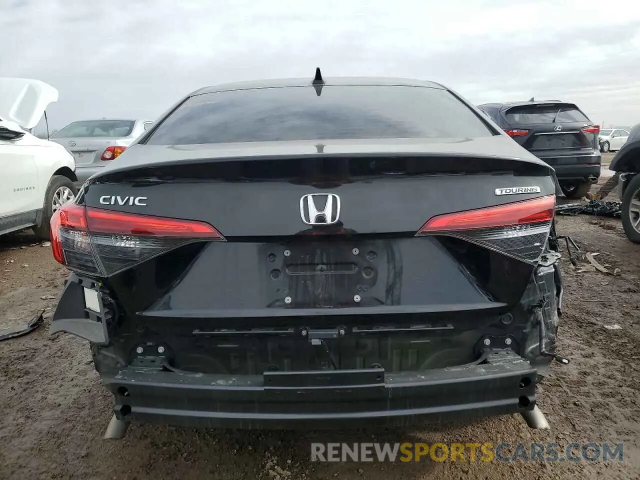6 fotografías del automóvil dañado 2HGFE1F96RH325737 HONDA CIVIC 2024