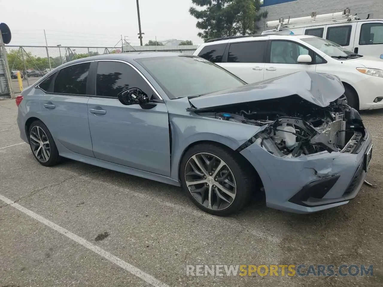 4 fotografías del automóvil dañado 2HGFE1F97RH306520 HONDA CIVIC 2024