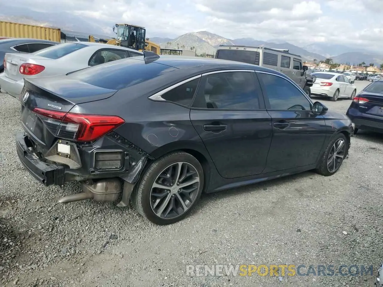 3 fotografías del automóvil dañado 2HGFE1F98RH336464 HONDA CIVIC 2024