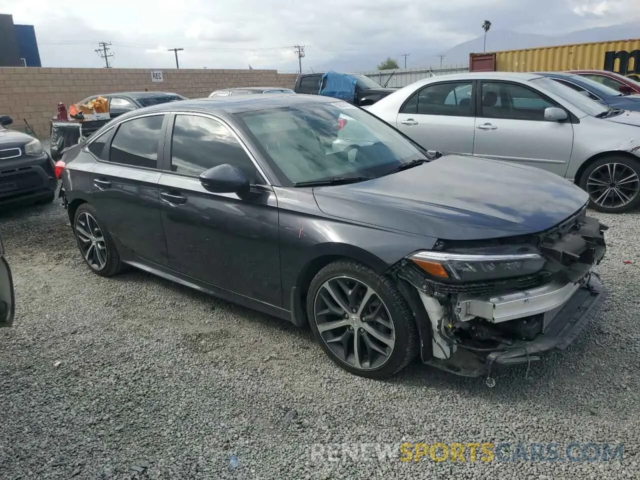 4 fotografías del automóvil dañado 2HGFE1F98RH336464 HONDA CIVIC 2024