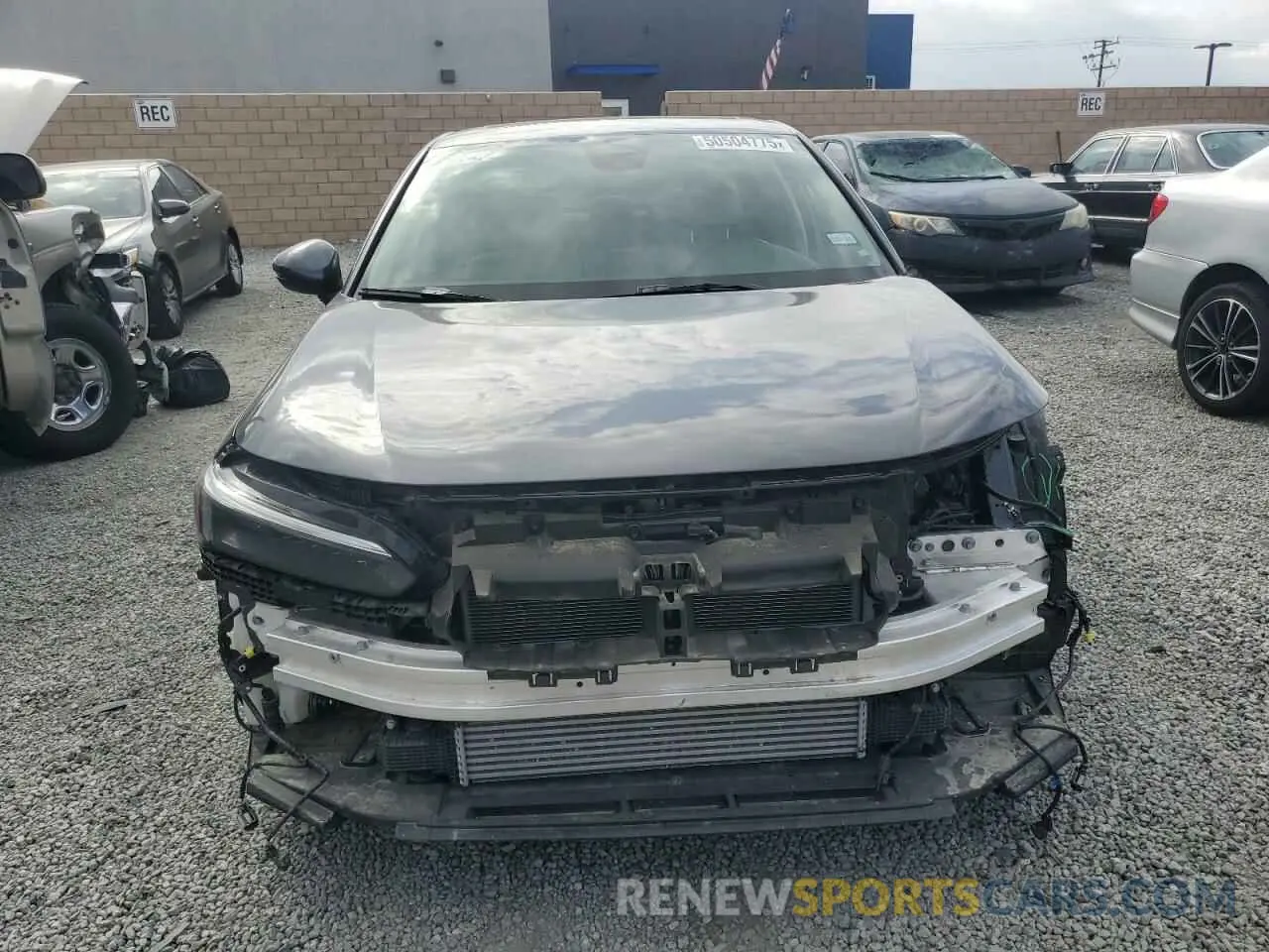 5 fotografías del automóvil dañado 2HGFE1F98RH336464 HONDA CIVIC 2024