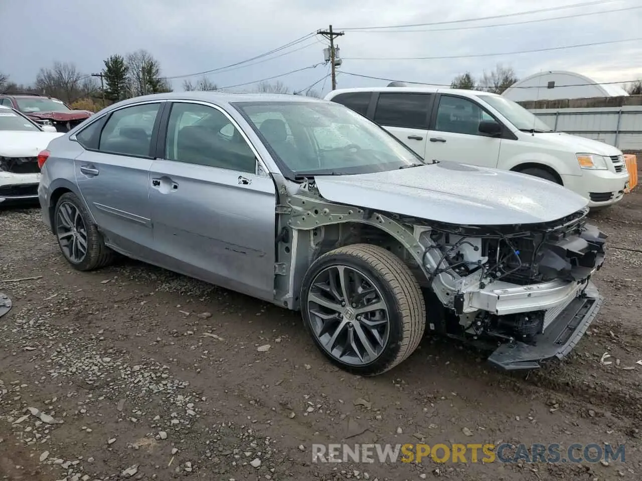 4 fotografías del automóvil dañado 2HGFE1F99RH329619 HONDA CIVIC 2024