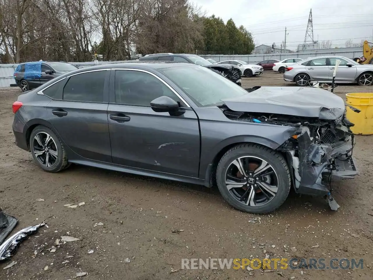 4 fotografías del automóvil dañado 2HGFE1F9XRH002999 HONDA CIVIC 2024