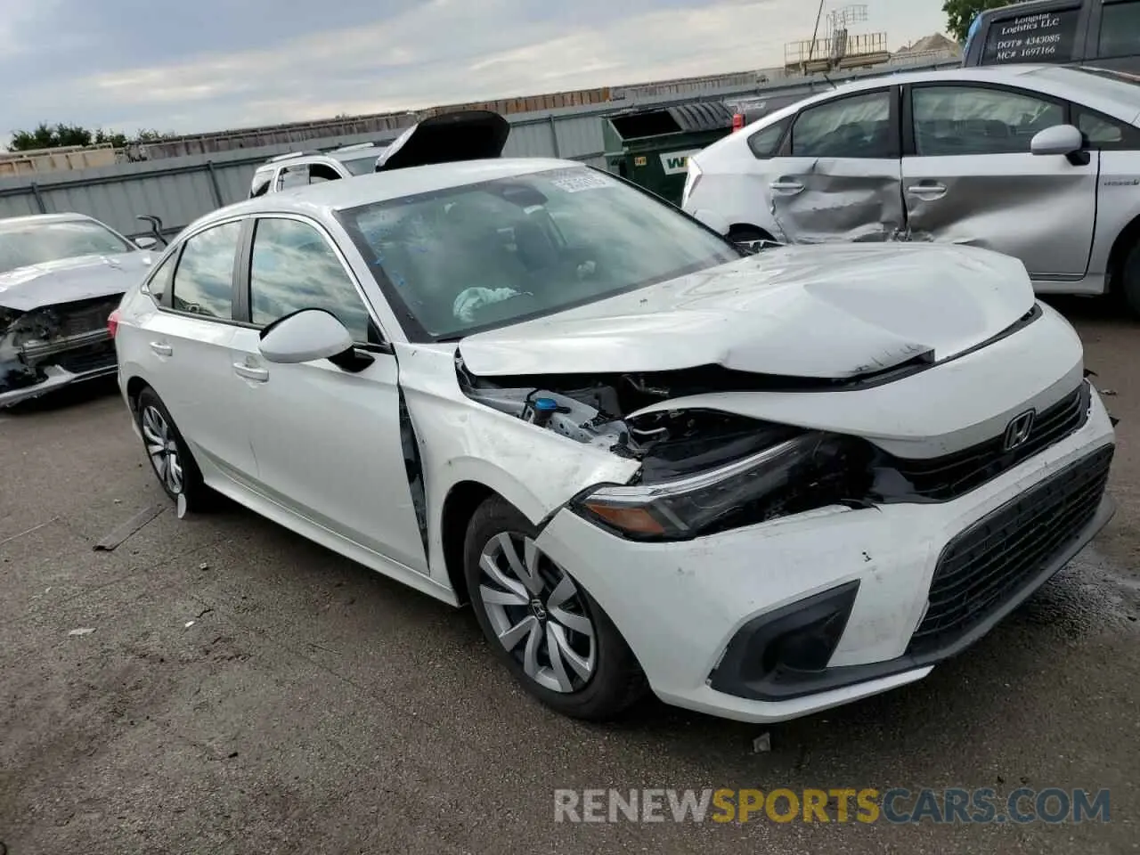 4 fotografías del automóvil dañado 2HGFE2F20RH575676 HONDA CIVIC 2024