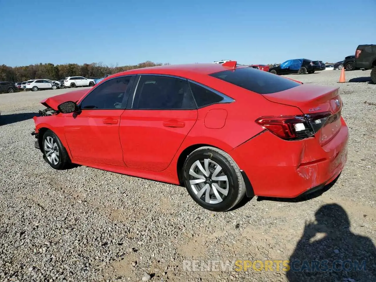 2 fotografías del automóvil dañado 2HGFE2F20RH576701 HONDA CIVIC 2024