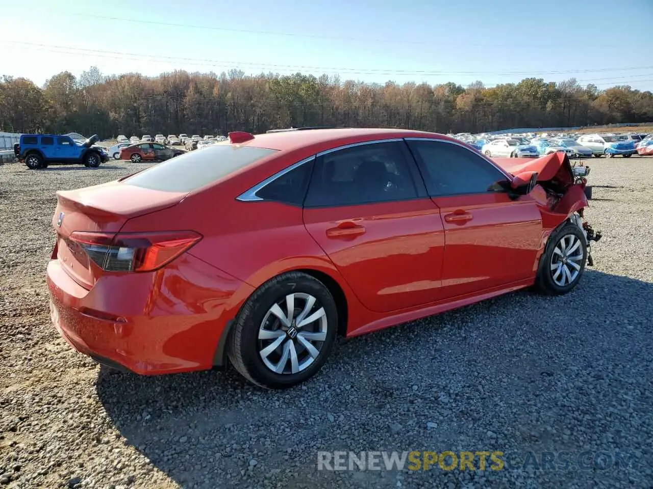 3 fotografías del automóvil dañado 2HGFE2F20RH576701 HONDA CIVIC 2024