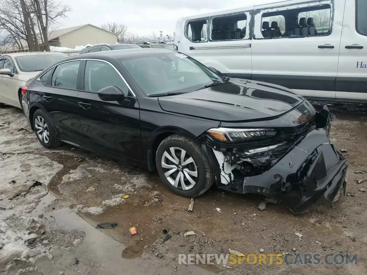 4 fotografías del automóvil dañado 2HGFE2F20RH584491 HONDA CIVIC 2024