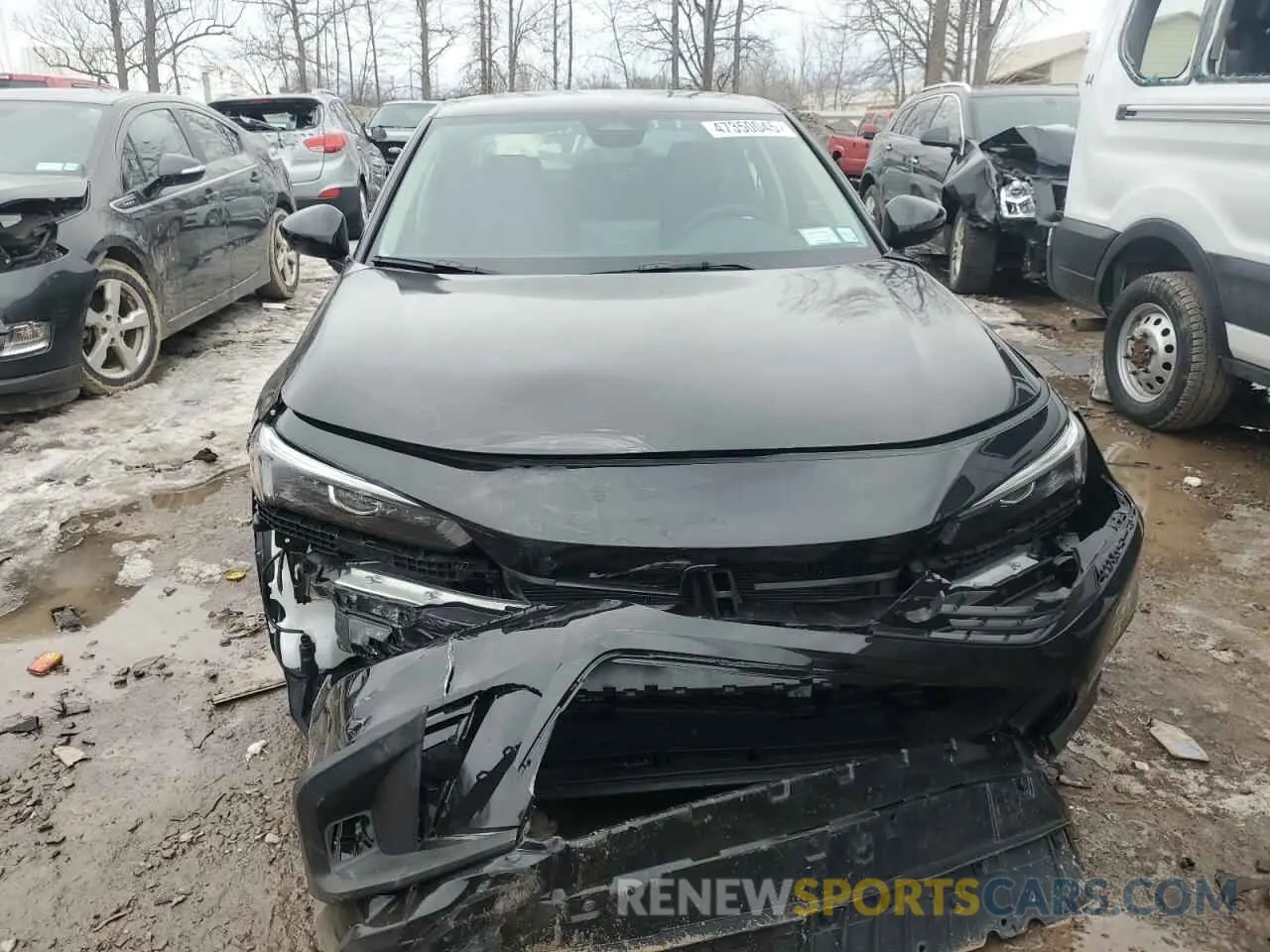 5 fotografías del automóvil dañado 2HGFE2F20RH584491 HONDA CIVIC 2024