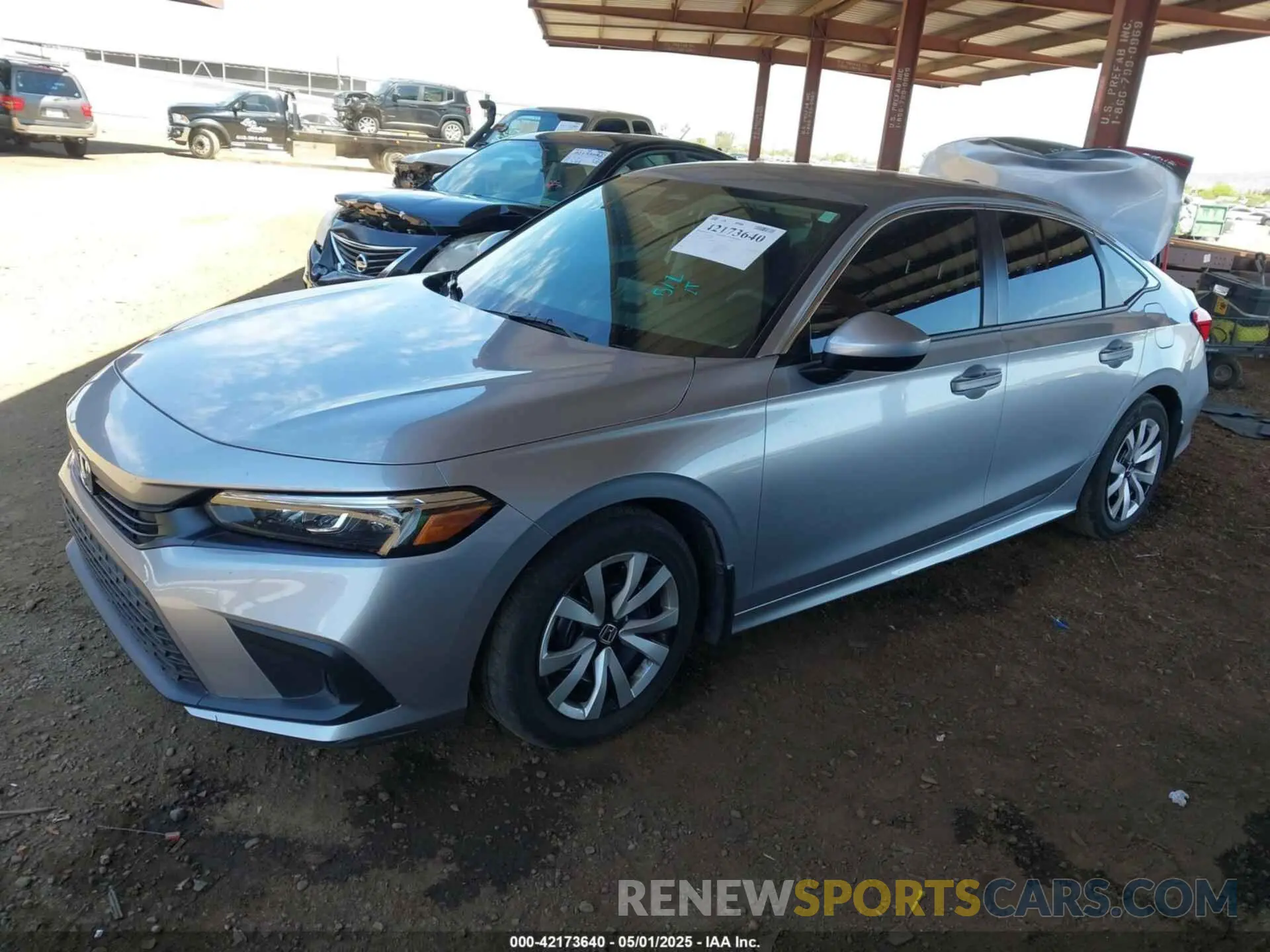 2 fotografías del automóvil dañado 2HGFE2F21RH506477 HONDA CIVIC 2024