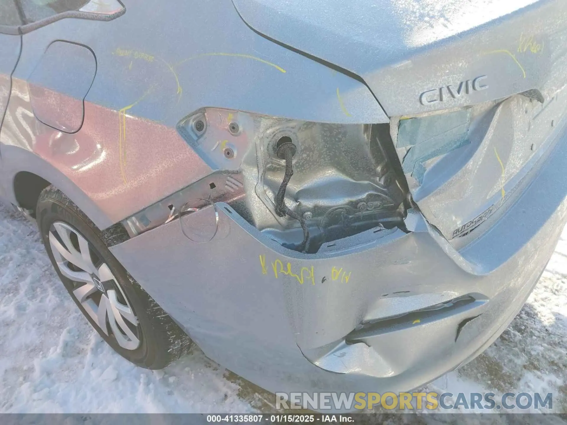 18 fotografías del automóvil dañado 2HGFE2F21RH524378 HONDA CIVIC 2024