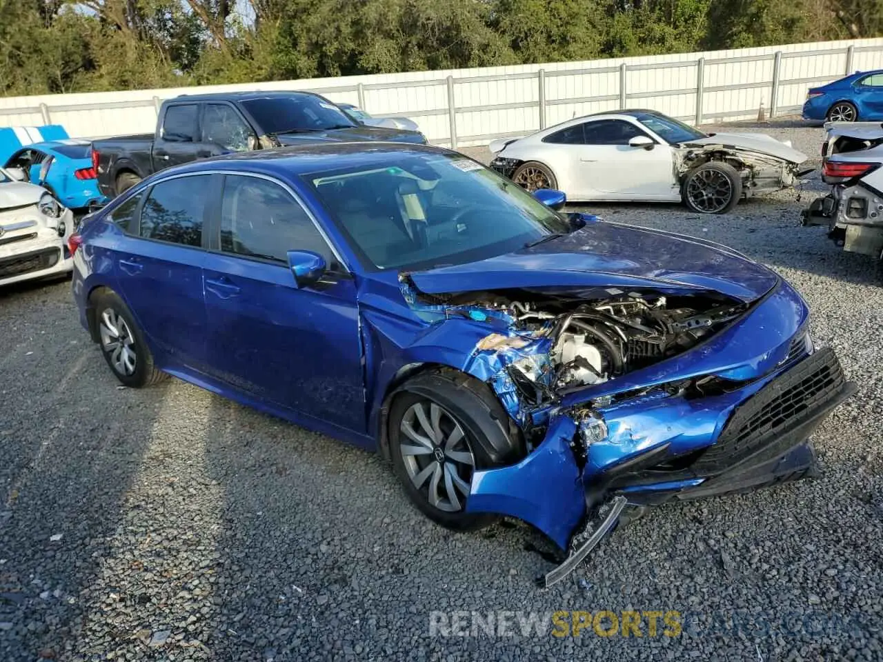 4 fotografías del automóvil dañado 2HGFE2F21RH580868 HONDA CIVIC 2024
