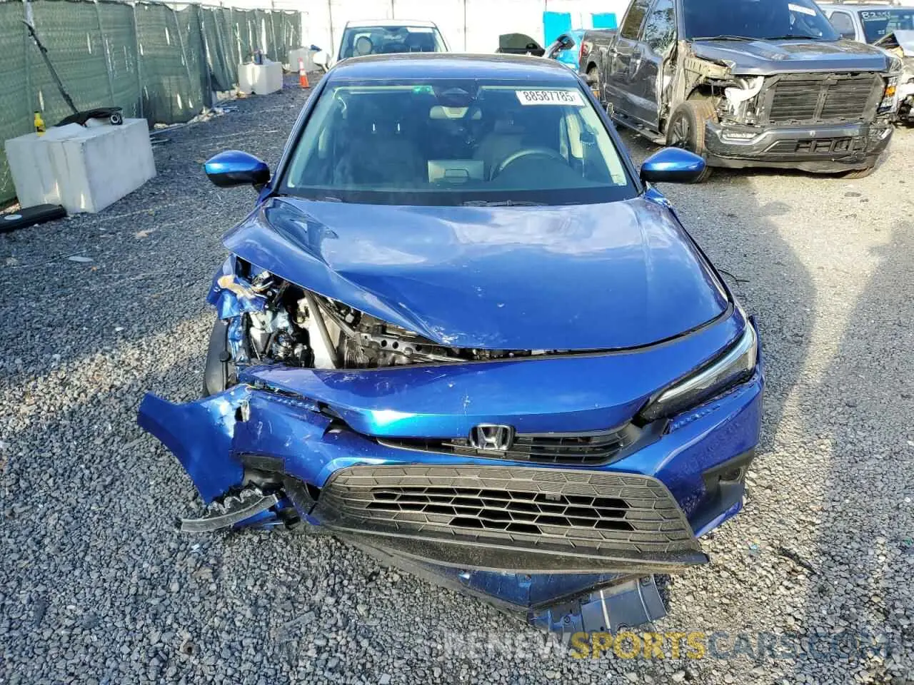 5 fotografías del automóvil dañado 2HGFE2F21RH580868 HONDA CIVIC 2024