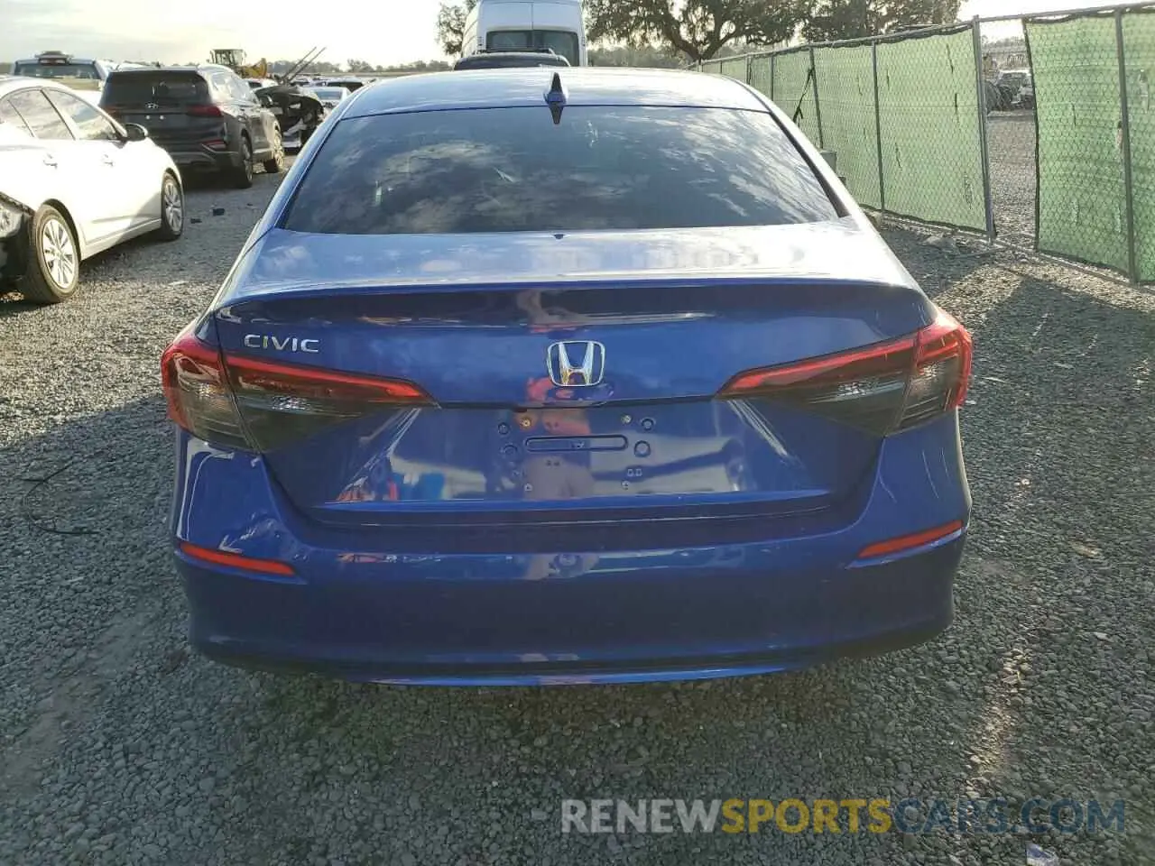 6 fotografías del automóvil dañado 2HGFE2F21RH580868 HONDA CIVIC 2024