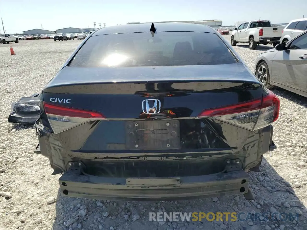 6 fotografías del automóvil dañado 2HGFE2F22RH536605 HONDA CIVIC 2024