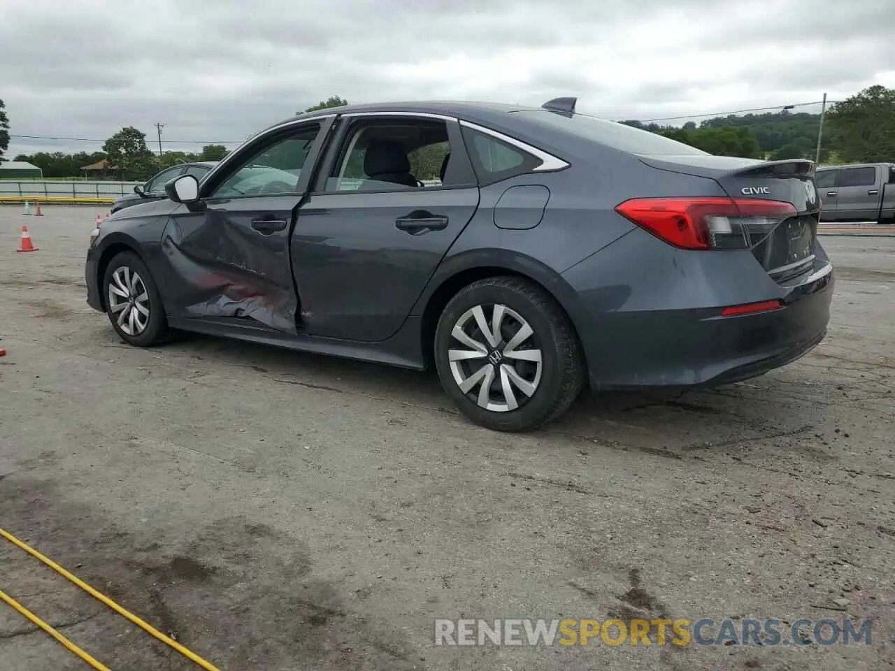 2 fotografías del automóvil dañado 2HGFE2F23RH519070 HONDA CIVIC 2024