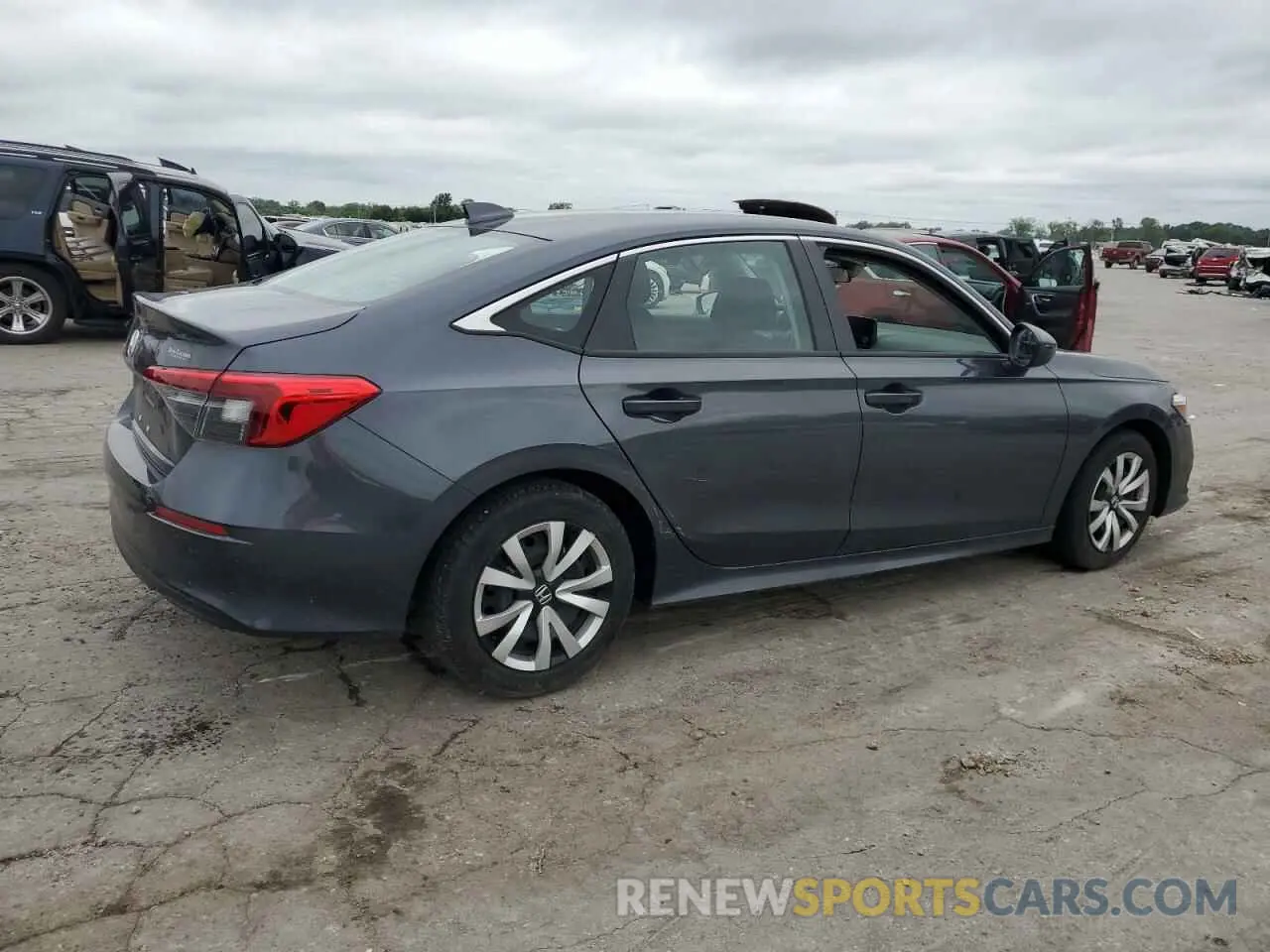 3 fotografías del automóvil dañado 2HGFE2F23RH519070 HONDA CIVIC 2024